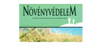 NÖVÉNYVÉDELEM c. folyóirat tartalom 2026. augusztus